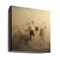 migration of horses Square 24x24 Canvas - Corporate Office Art